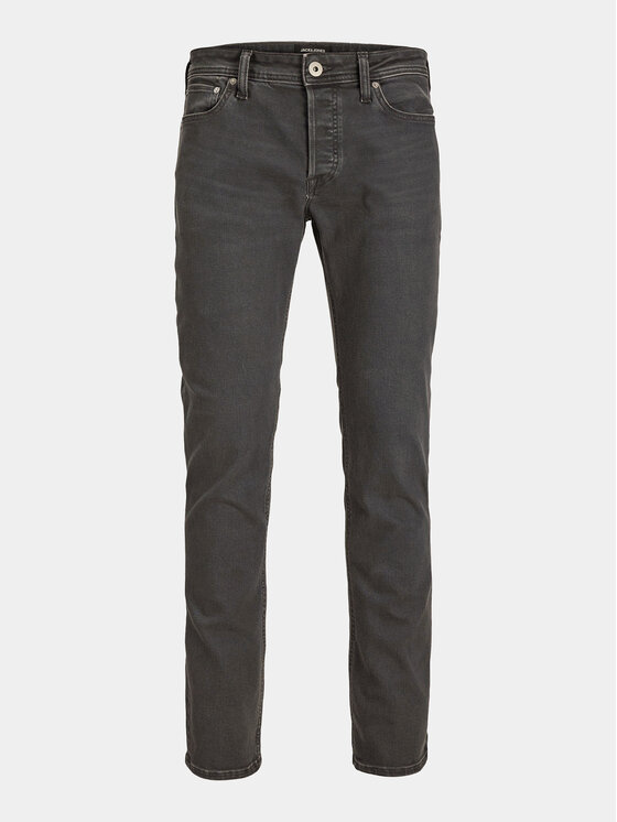 Jack & Jones Jack & Jones Jeansy Tim 12249041 Szary Slim Fit