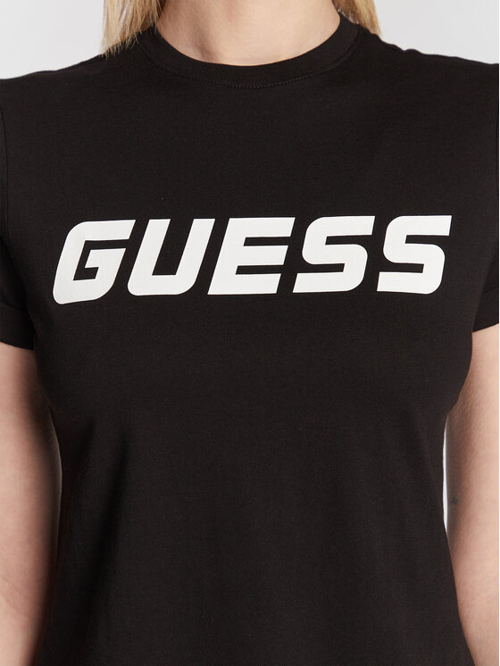 Guess Guess T-Shirt V3RI02 I3Z14 Μαύρο Regular Fit