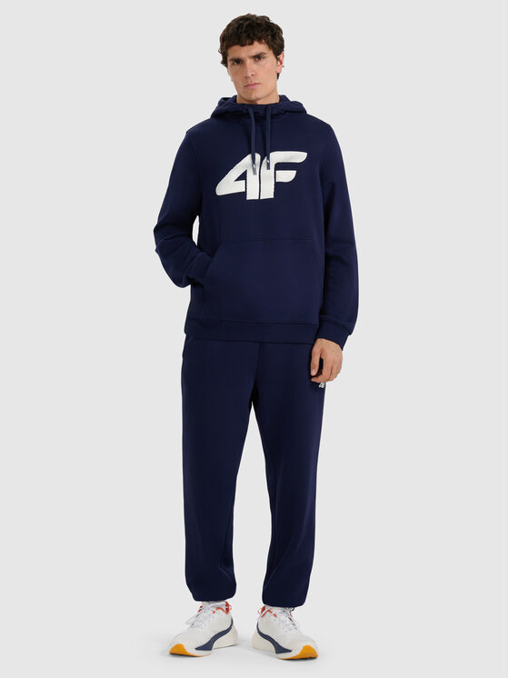 4F 4F Spodnie dresowe NOS Granatowy Regular Fit