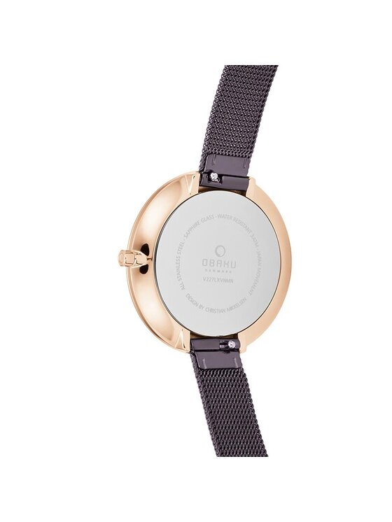 Obaku Obaku Hodinky V227LXVNMN Čierna