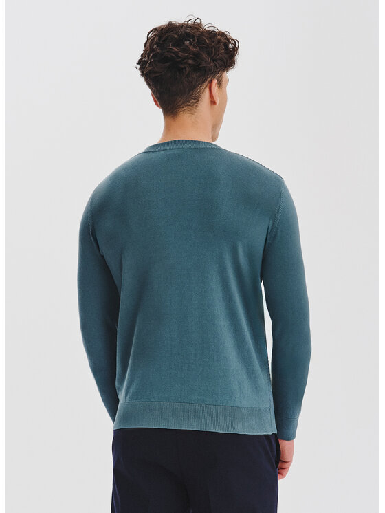 Pako Lorente Pako Lorente Sweter P25WF-2X-023 Zielony Classic Fit