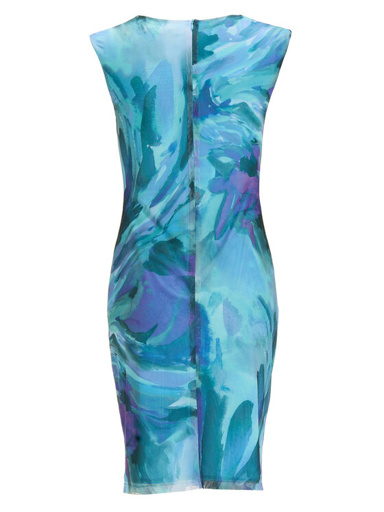 Swing Swing Koktel haljina 5AI21400 Plava Slim Fit