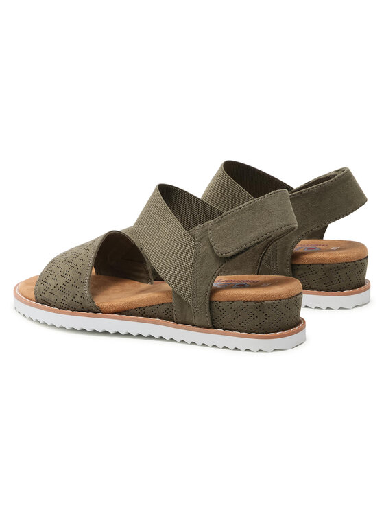 Skechers Skechers Sandały Desert Kiss 31440/OLV Zielony