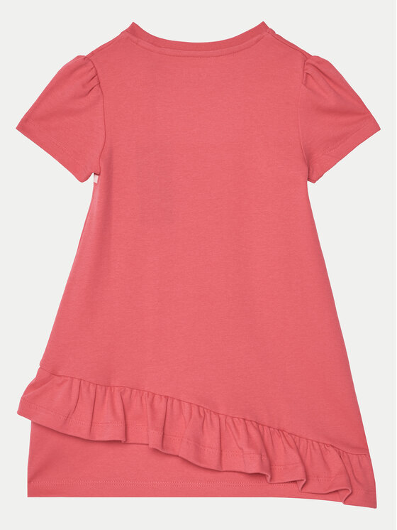 Guess Guess Každodenní šaty K5RK04 KA6W4 Růžová Regular Fit