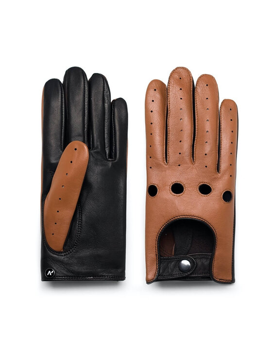 napo gloves napo gloves Rękawiczki Męskie napoDRIVE (brązowy/jasny brązowy) S Brązowy