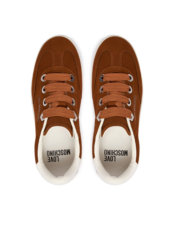 LOVE MOSCHINO LOVE MOSCHINO Sneakersy JA15142G1OIG0200 Brązowy