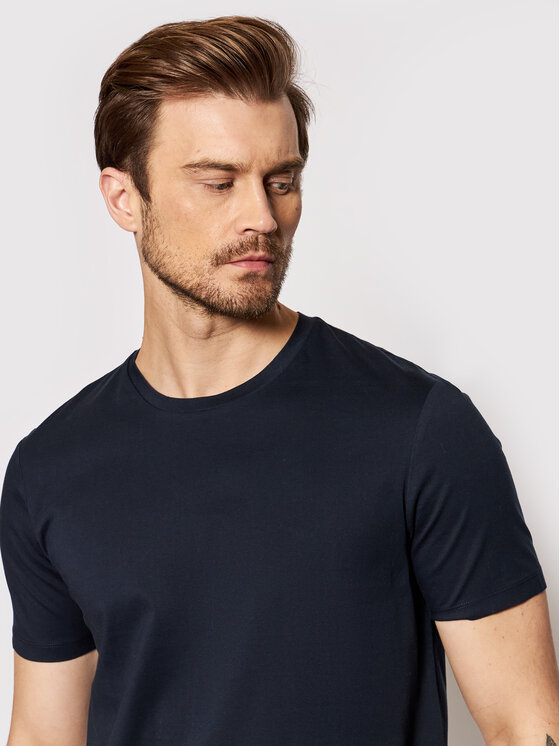 BOSS Boss Marškinėliai Tessler 150 50468395 Tamsiai mėlyna Slim Fit