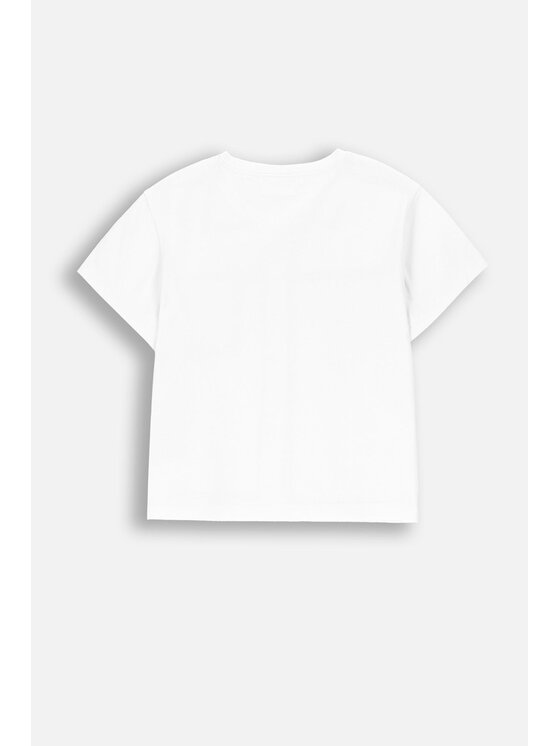 Coccodrillo Coccodrillo T-Shirt ZC4143202CGJ-001 Biały Regular Fit