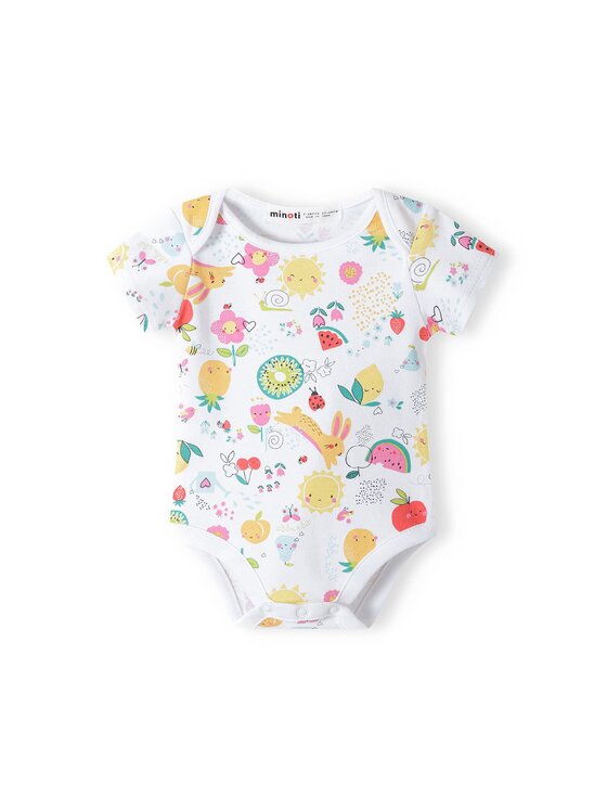 MINOTI MINOTI Komplet 2 par body dziecięcych tulip 7 Różowy Regular Fit