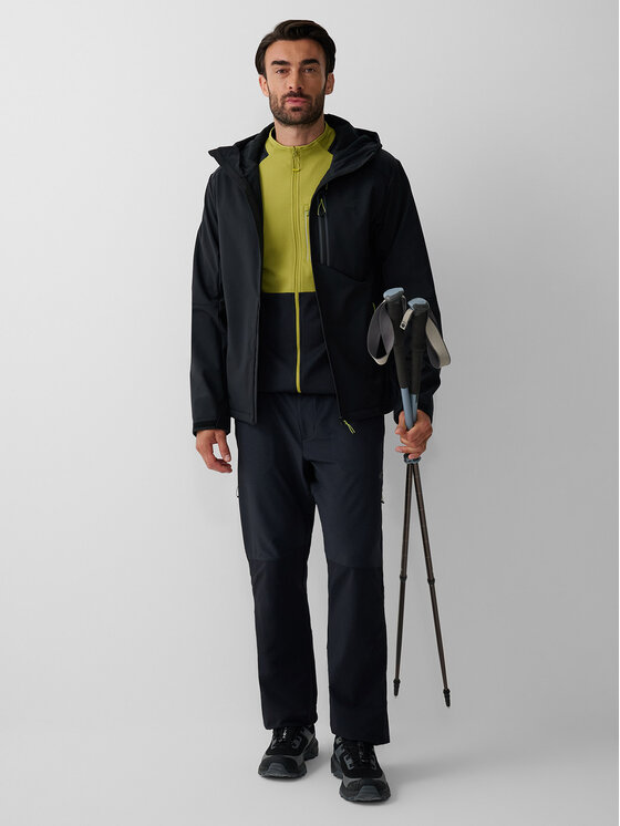 4F 4F Kurtka wielofunkcyjna BETWEEN LAYERS Czarny Regular Fit