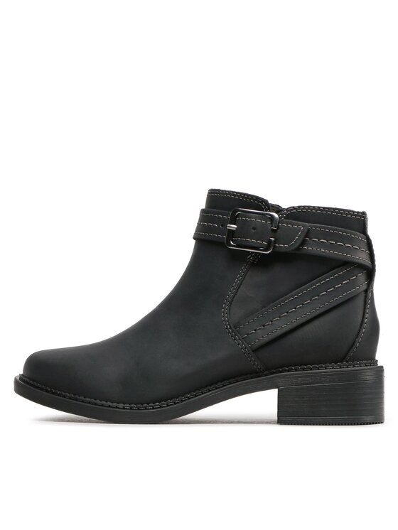 Clarks Clarks Botki Maye Strap 261680754 Czarny
