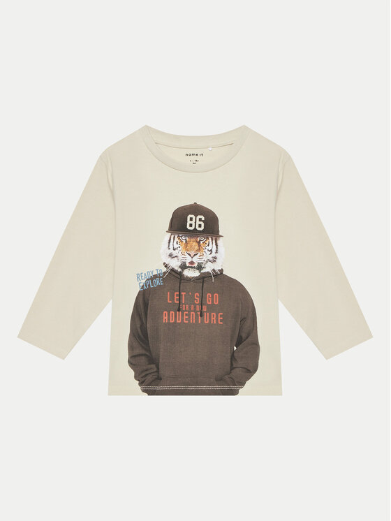 NAME IT Blúzka 13233694 Béžová Relaxed Fit