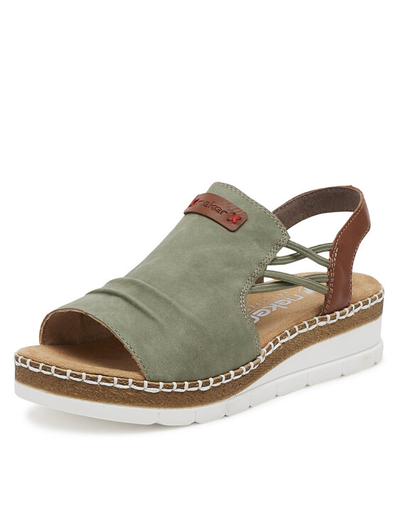 Rieker Rieker Sandali V1261-52 Verde