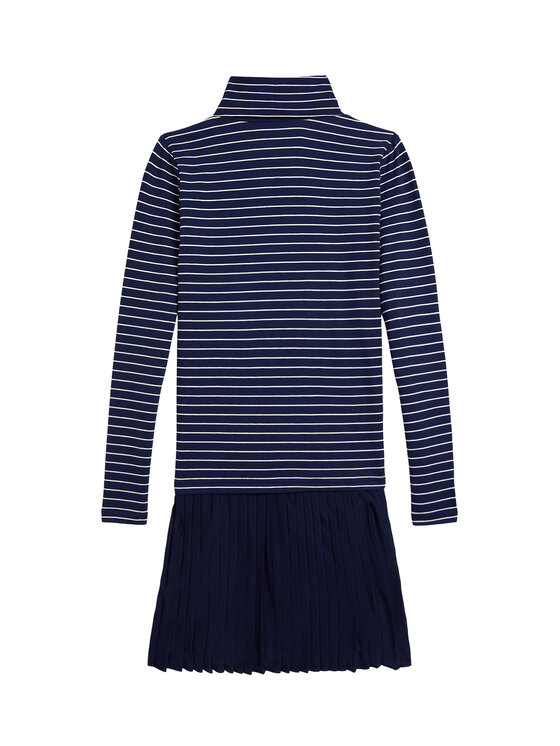 Polo Ralph Lauren Polo Ralph Lauren Плетена рокля 313980676001 Тъмносин Regular Fit