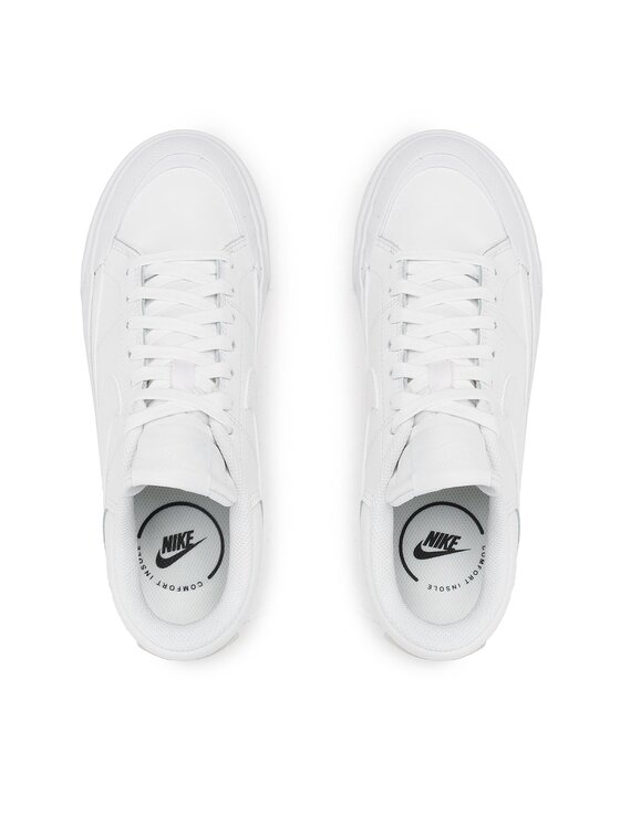 Nike Nike Boty Court Legacy Lift DM7590 101 Bílá