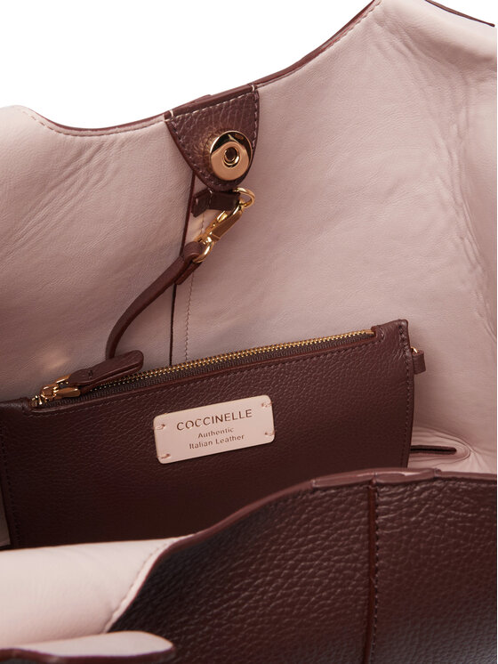 Coccinelle Coccinelle Torebka SHA Coccinelle C-Easy E1 SHA 11 02 01 Bordowy