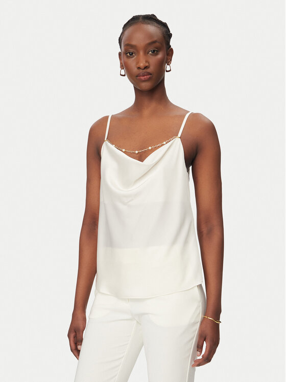 Rinascimento Rinascimento Top CFC0020268002 Bijela Regular Fit