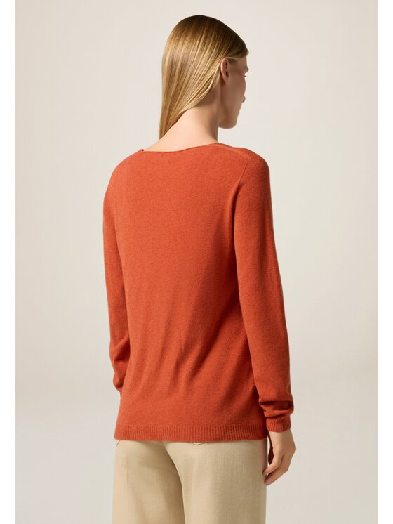 Oltre Oltre Cardigan M046E002032N037 Arancione Regular Fit