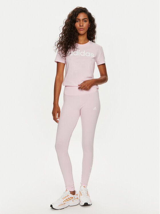 adidas adidas Tricou Essentials Slim Logo T-Shirt GL0771 Roz Slim Fit