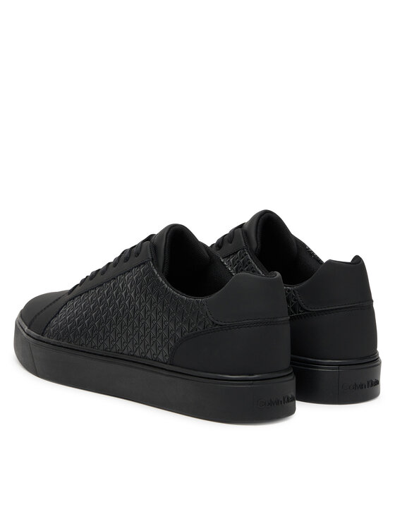 Calvin Klein Jeans Calvin Klein Jeans Sneakersy Classic Cupsole Laceup Aop YM0YM01431 Czarny