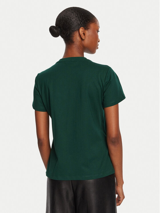 PINKO PINKO T-Shirt Quentin 100535 A2RN Zielony Regular Fit