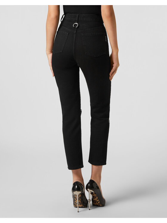 PHILIPP PLEIN PHILIPP PLEIN Jeansy 9057 Czarny Boyfriend Fit