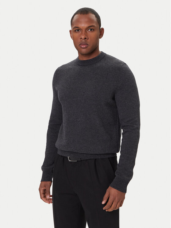 BOSS BOSS Pullover Ebenji 50528300 Rot Regular Fit