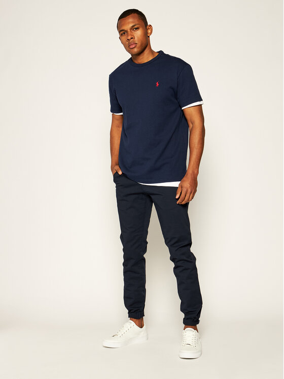 Polo Ralph Lauren Polo Ralph Lauren Tričko Classics 710811284003 Tmavomodrá Regular Fit