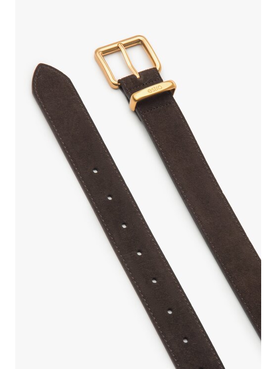 Estro Estro Ζώνη ER00118263 Σκούρο καφέ