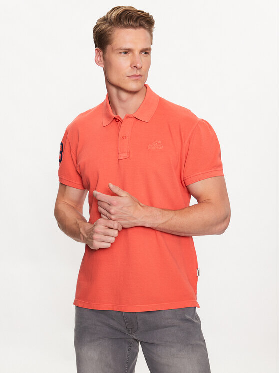 Blend Polokošeľa 20715181 Červená Regular Fit