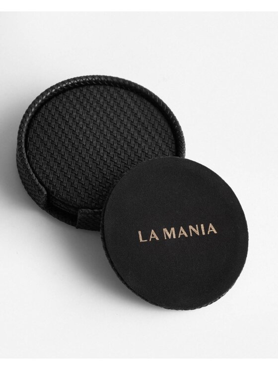 La Mania La Mania Komplet podkładek Tresse III 4 szt. Czarny