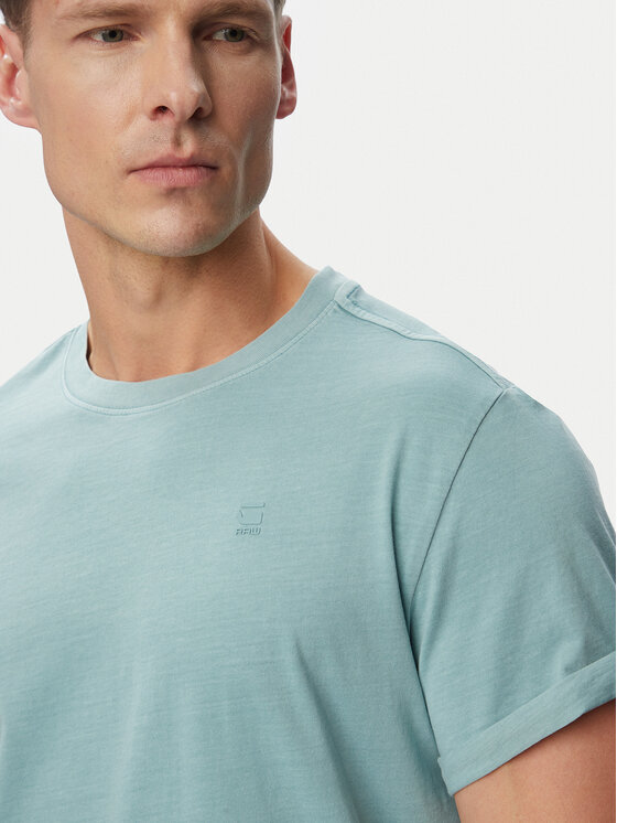 G-Star Raw G-Star Raw T-Shirt Lash D16396-2653 Τυρκουάζ Regular Fit
