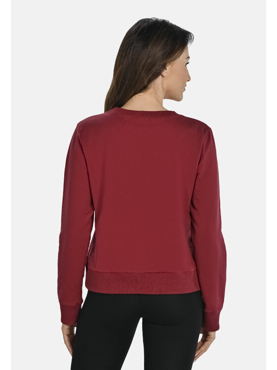 Teyli Teyli Bluzka 643 Czerwony Classic Fit