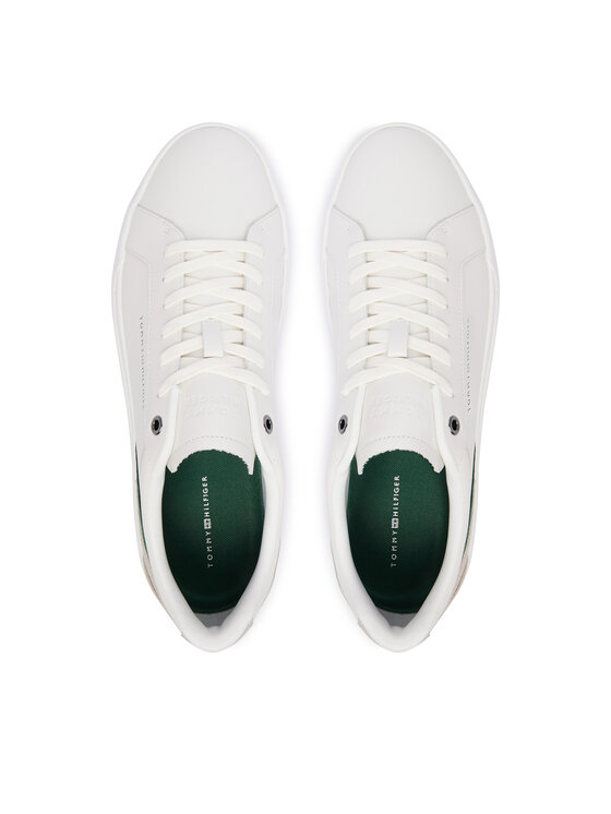 Tommy Hilfiger Tommy Hilfiger Laisvalaikio batai Th Court FM0FM05879 Balta