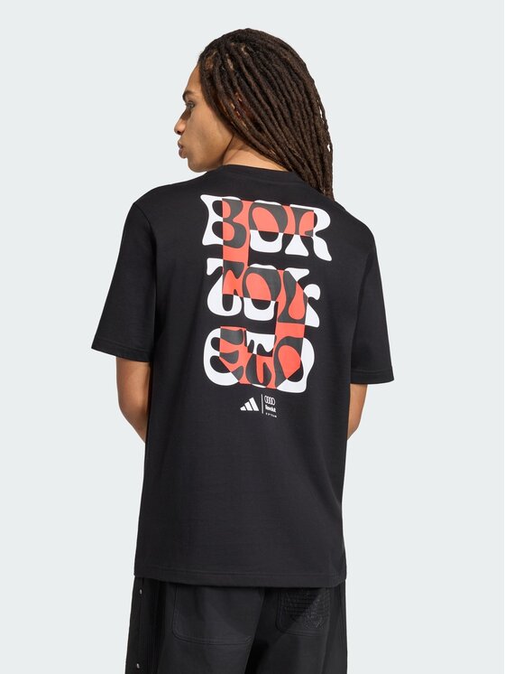 adidas adidas T-Shirt 165126 Czarny Regular Fit