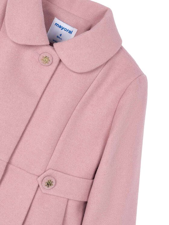 Mayoral Mayoral Cappotto di transizione 4440 Rosa Regular Fit