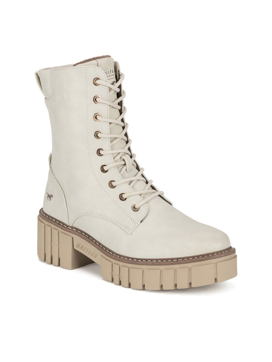 Mustang Mustang Schnürschuhe 1447-506 Weiß
