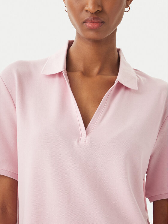 Tommy Hilfiger Tommy Hilfiger Polokošeľa WW0WW48720 Svetloružová Relaxed Fit