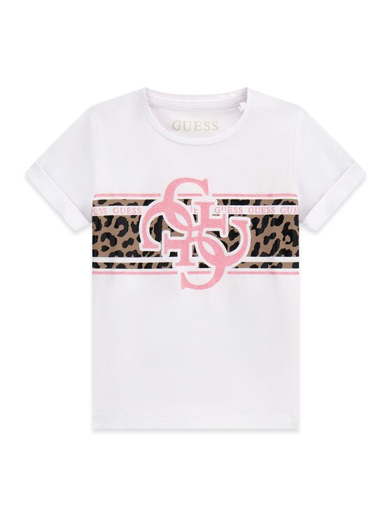 Guess Kids Guess Kids T-Shirt 183031 Biały Classic Fit