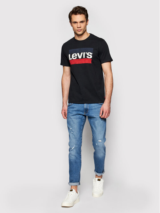 Levi's® Levi's® T-shirt Sportswear Graphic Tee 39636-0050 Crna Regular Fit