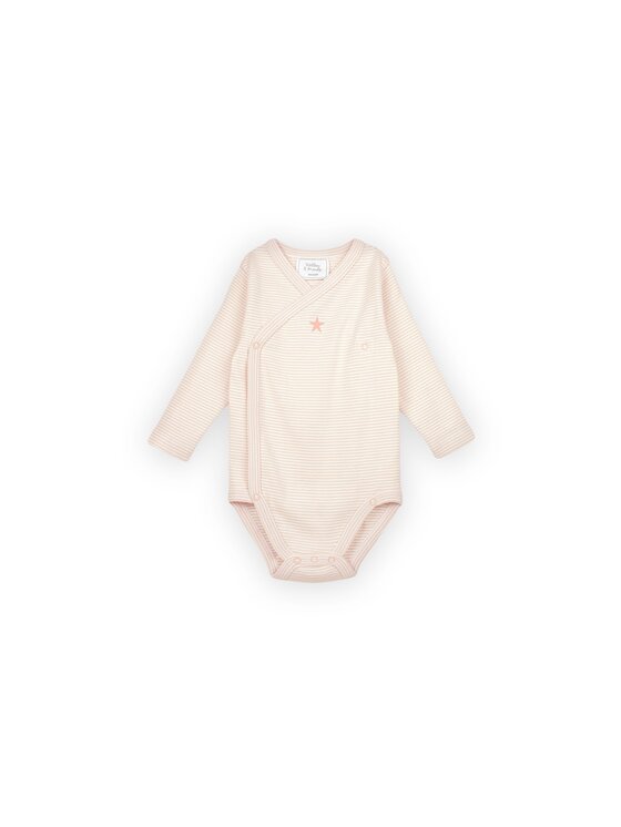 Stellou & friends Stellou & friends Komplet body dziecięcych Long Sleeve CROSS-BODY Różowy