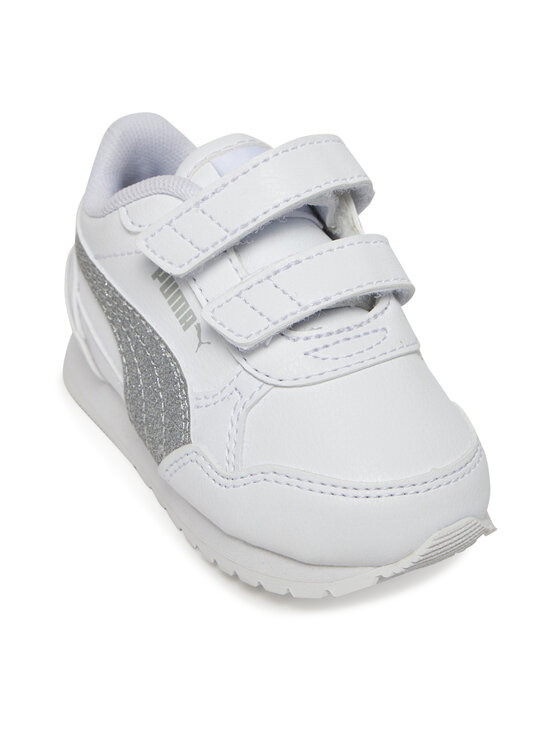 Puma Puma Sneakersy St Runner V4 Sl Glitter V Inf 401592 01 Biały