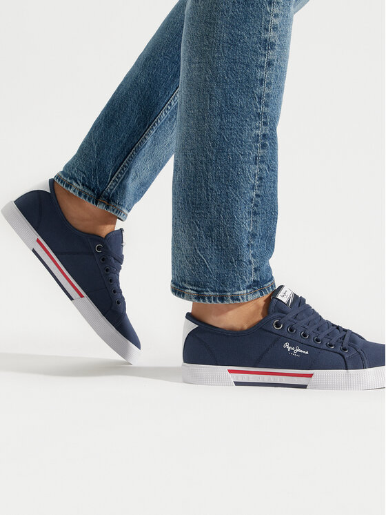 Pepe Jeans Pepe Jeans Tenis superge Brady Men Basic PMS30816 Mornarsko modra