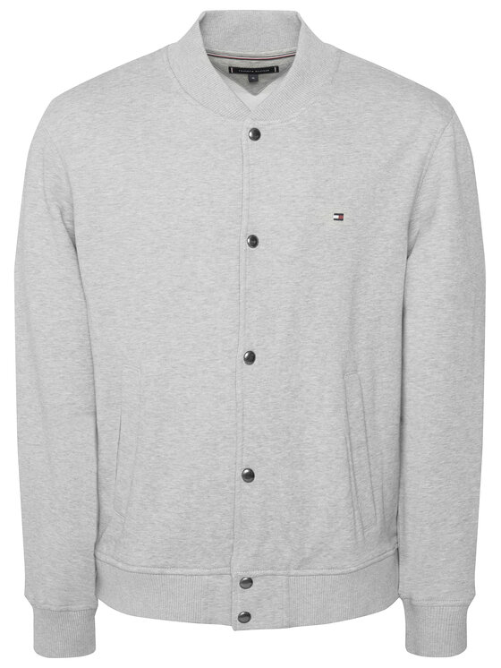 Tommy Hilfiger Tommy Hilfiger Bomber jakna Essential MW0MW42470 Siva Regular Fit