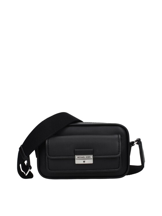 Michael Kors Michael Kors Torebka Black Leather Crossbody Czarny