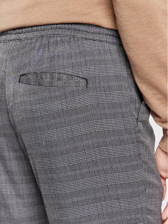 Pantaloni di tessuto MTR-GLEN Grigio Slim Fit