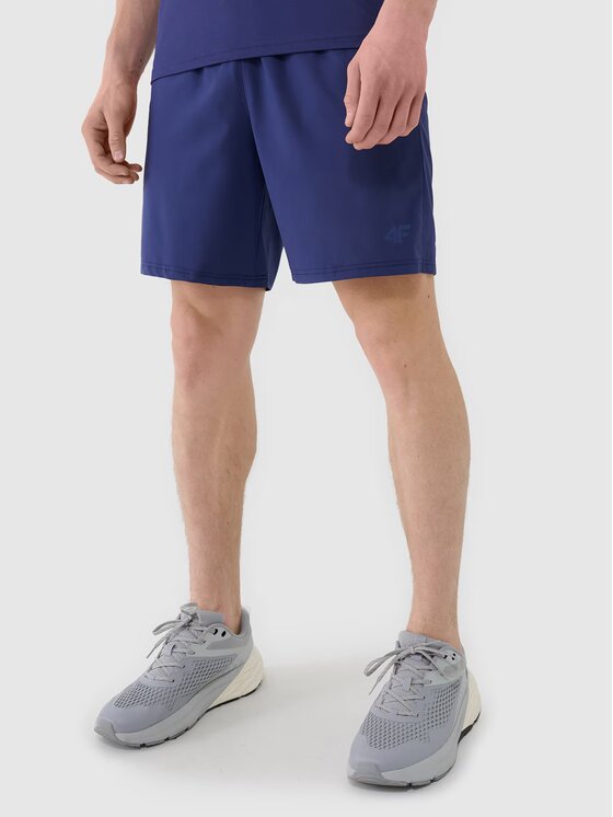 4F 4F Pantaloncini sportivi 4FWSS25TFSHM0912-30S Blu Regular Fit