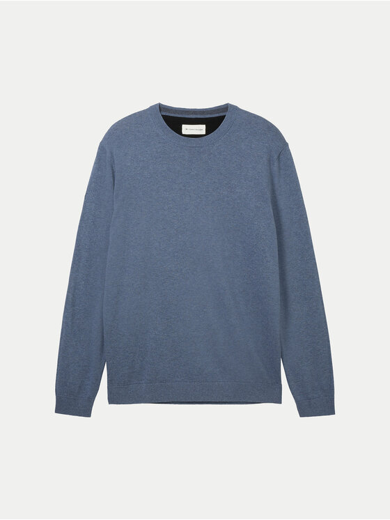 Tom Tailor Tom Tailor Pulover 1038426 Modra Regular Fit