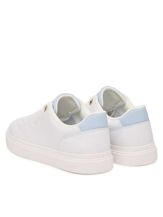 Tommy Hilfiger Tommy Hilfiger Sneakersy Th Feminine Cupsole Leather FW0FW09105 Biały