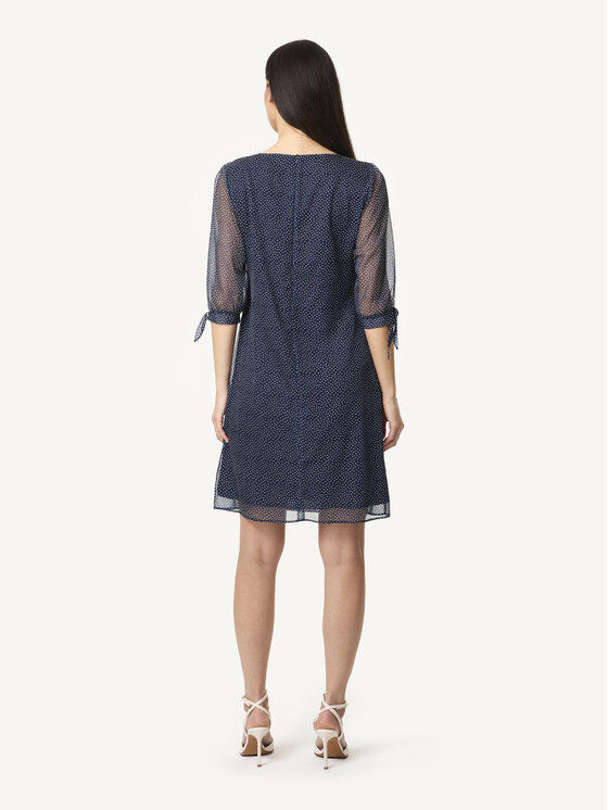 KMX KMX Sukienka koktajlowa 923810012 Granatowy Straight Fit